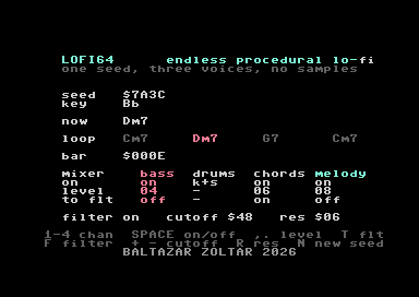 Another seed: another key, other chords